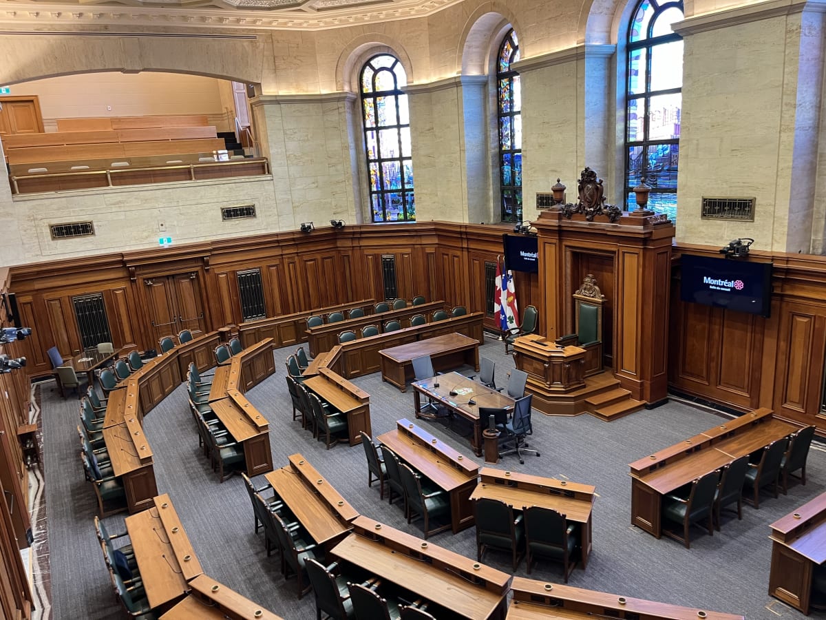 La salle du conseil municipal
